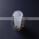 Hot Sale!china Supplier Double Wall Amber Glass Lamp Shade G9 Screw Chandelier Clear Cheap Glass Lamp Cover thumbnail-4