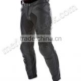 Black Motorbike Leather Pants