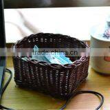Rattan Woven Mini Desk Dust Basket thumbnail-4