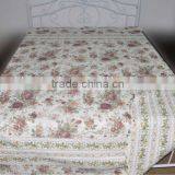 2015 Fashion High Quality Fake Patchwork Microfiber Printed Quilt Quilt Set Bedding Set thumbnail-1