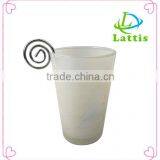 2016 Promotion Disposable Plastic Blue Water Juice Cup PP Plastic Water Cups thumbnail-5