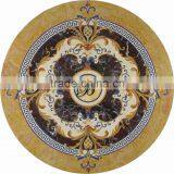 Custom Make Natural Waterjet Map Design Marble Pattern thumbnail-5