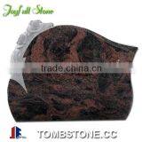 Western Style Tombstone Design, Headstone With Rose Flower