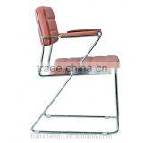 2016 Liansheng Latest Office Leather Visitor Chair Allow Stackable thumbnail-3