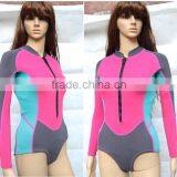 fashion and top design customize neoprene wetsuit girl in stock