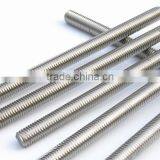White Zinc Plated Threaded Rod
