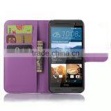 New China Products for Sale PU Leather Book Style Cover pu Stand Cover Case for Htc One me China Suppliers