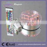 RGBW 15CM Round Flower Vase Base LED Table Centerpiece Decoration Light With Battery Powered thumbnail-4