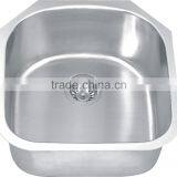 Brushed Finish Stainless Steel Single Bowl Hand Wash Sink GR- 533 thumbnail-3