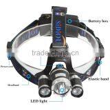 Sidiou Group 30W 5000 Lumens 3x XM-L T6 LED Headlamp Waterproof Rechargeable 3 Bulbs High Power Zoom Headlight thumbnail-4