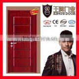 Wooden veneer emboss design doors