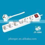 Hot Sale High Quality 6 Way Switch Extension Socket Power Strip GS CE 16A 220V China Socket