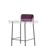 colorful fabric with powder coated legs dining chair, new design dining chair, bar chair DC9020-2