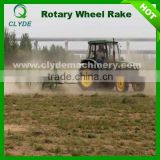 Pasture equipment tractor folding rake