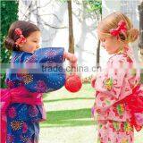 Good quality cute designs Japanese kimono yukata for children