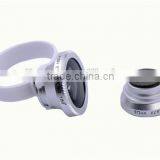 Universal Circle Clip 3 in 1 Phone Camera Lens Fisheye Lens Wide Angle Lens Marco Lens
