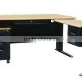 Classic Style Steel L Shaped Computer Desk for Office use