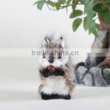 handmade unstuffed cute animal blue talking squirrel plush toy