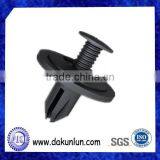 Black Snap Head Plastic Wheel Screw Push Rivets