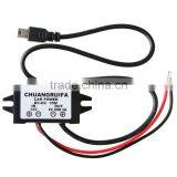 Waterproof DC Converter 12V to 5V 3A 15W Power Supply With Mini Usb Connector thumbnail-1