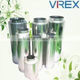 4''/ 5''/ 6''/ 8''/ 10''/ 12'' Hydroponic Greenhouse Inline Duct Noise Reducer thumbnail-1