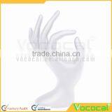 OK Hand Gestured Frosted Resin Ring Display Stand Jewelry Display Props White thumbnail-1