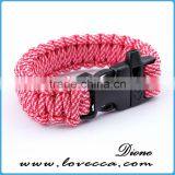 Wholesale Outdoor Survival Paracord Bracelet Weaves Patterns thumbnail-3