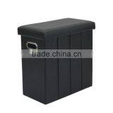 High Quality Deepth Folding Storage Ottoman With Handles thumbnail-2