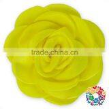 Wholesale Small Black Satin Handmade Flower for Flower Headbands thumbnail-2