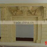 Electric Egypt Cream Fireplace Mantel thumbnail-1