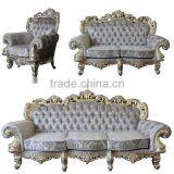 MS-1407-02 Antique Furniture Sofa for Home and Hotel Silver Leaf thumbnail-4