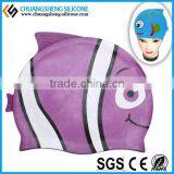 CUSTOMER PRINTING SILICONE SWIM CAP IN KINDS OF COLOR thumbnail-1