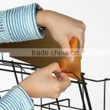 Outdoor Floor Standing Custom Made Metal Wire Folding Magazine Rack thumbnail-4