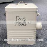 Dog Food Canister With Spoon