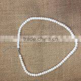 Charms 7-7.5mm White Button Freshwater Pearl Necklace thumbnail-3