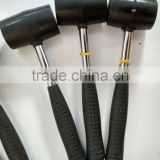 high quality rubber mallet hammer with steel handle