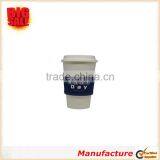 Hot Selling Simple Pattern Neoprene Reusable Cup Sleeves Brown Purple Blue and Pink Colored Cup Sleeves thumbnail-1