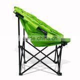 Folding Steel Frame Quailted Fabric Coloful Camping Moon Chair thumbnail-2