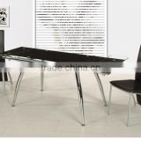 High quality dining table and chair, kitchen dinette, modern glass dining set