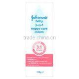 Johnson's 3 In 1 Nappy Care Cream 110G thumbnail-1