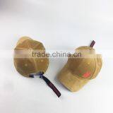 Flat Embroidery Baseball Cap Velvet Fabric Dad Hat thumbnail-5