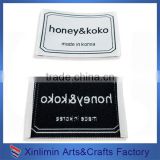 2016 High quality woven organic cotton clothing labels