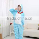 Flannel Cartoon Adult Animal Jumpsuit Animal Pajamas Jumpsuit Doraemon Design thumbnail-5