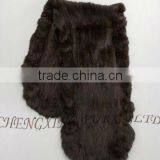CX-B-51 China Suppliers Knitted Mink Fur Stole/ Fashion Fur Shawl thumbnail-3