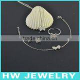 2014 Bowknot Design Fashion Crystal Elements Jewelry Set thumbnail-1