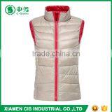 Latest Design Multi Color Reversible Lightweight Women Winter Duck Down Vest thumbnail-1