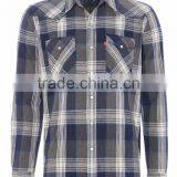 Wholesale Dress Shirt Men Plaid Stylish Flannel Shirts thumbnail-2