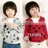 Cute Cool Boys Kids Long Sleeve Jacket Coat Outwear Star Pattern Cardigan 3-11 Years 16833 thumbnail-1