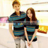 2015 Short Sleeve Mens Polo Collar Striped t Shirt thumbnail-3