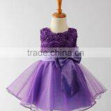 High Quality Little Queen Real Sample Flower Girl Dress Made in China thumbnail-3